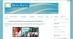 Desktop Screenshot of hopehaven.net